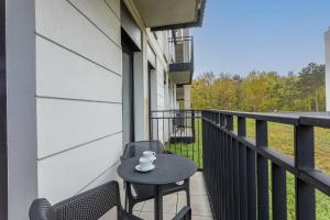 Balkon lub taras w obiekcie Ambria Apartments Promenada