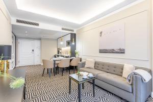 Część wypoczynkowa w obiekcie Ambria Apartments Promenada
