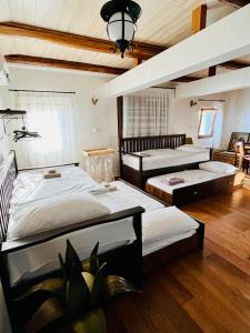Postel nebo postele na pokoji v ubytování Stone villa in Fruška gora