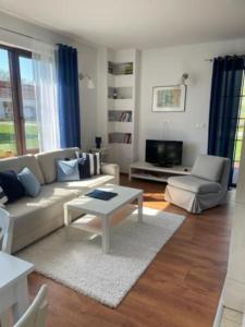 Posezení v ubytování Dom Wrota Mazur