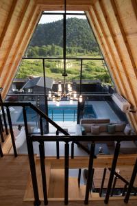 Bazén v ubytování Villa Bella Vue nebo v jeho okolí