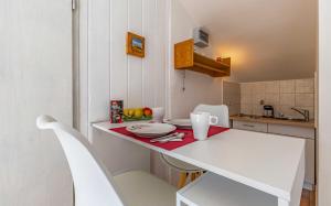 Kuchyň nebo kuchyňský kout v ubytování Apartment Eva