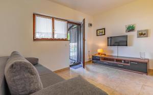 TV a/nebo společenská místnost v ubytování Apartment Eva