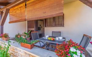 Patio nebo venkovní prostory v ubytování Apartment Eva