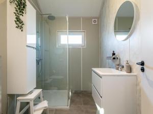 Koupelna v ubytování Abs Blokhut + 35 fotografií