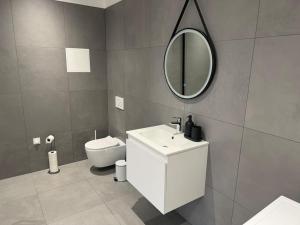 Ένα μπάνιο στο Appartement VII - Haut Standing