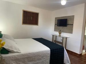 TV a/nebo společenská místnost v ubytování Pousada Recanto Serra Verde