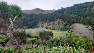 a view of a valley with trees and mountains at Thames River Valley Retreat Residence 2 in Thames +2 photos