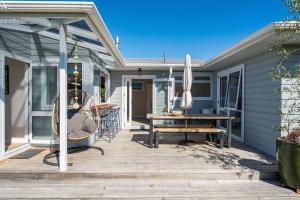 Balkón nebo terasa v ubytování Sunshine Cottage