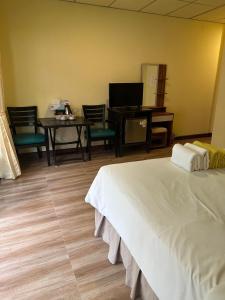 Postel nebo postele na pokoji v ubytování Chaweng Bliss Bungalow