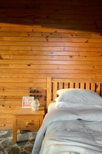 Voodi või voodid majutusasutuse Seegreen Lodges toas