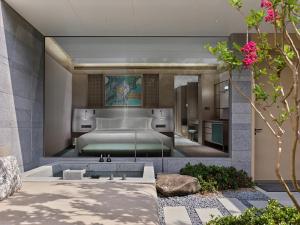 Χώρος καθιστικού στο Banyan Tree Suzhou Shishan