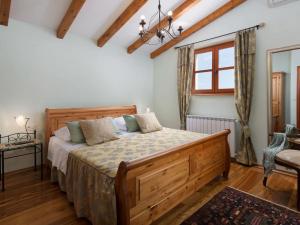 Postel nebo postele na pokoji v ubytování Lovely apartment in Labin + 19 fotografií