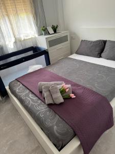 Posteľ alebo postele v izbe v ubytovaní Apartamento PARADISE Solo Familias