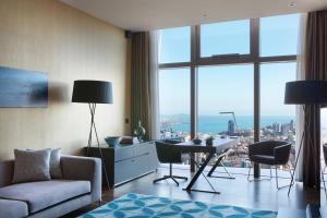Χώρος καθιστικού στο Istanbul Marriott Hotel Sisli