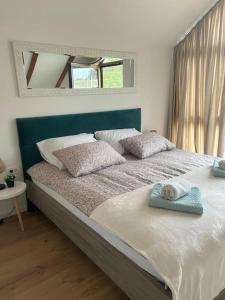 Postel nebo postele na pokoji v ubytování Villa BeleVita odmor u prirodi sa grijanim bazenom