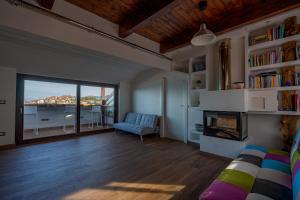 Knihovna v bed and breakfast