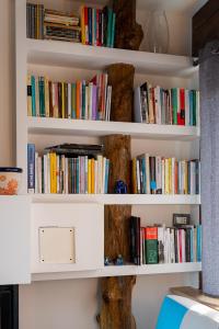 Knihovna v bed and breakfast