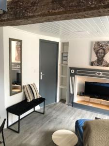 Et opholdsområde på Maison Loft Saint-Dizier + 1 billede