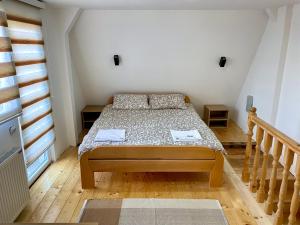 Postel nebo postele na pokoji v ubytování Apartment Velago