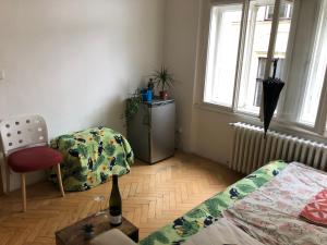 Posezení v ubytování Bedroom in the heart of the centre of the Prague
