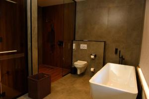 Ulaanbaatar Hotel的一间浴室