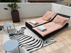 Posezení v ubytování hôtel Le Synaya