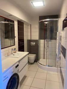Ένα μπάνιο στο Apartament Wiktoria