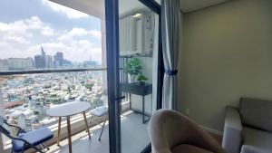 Posezení v ubytování Vinh Hoi Apartments - Luxury Apartment Furnished Suites