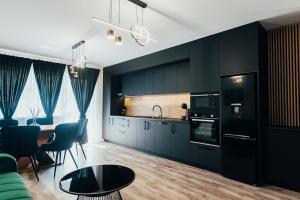 Kuchyň nebo kuchyňský kout v ubytování TEILOR Apartments 6