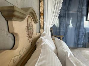 Postel nebo postele na pokoji v ubytování Hotel Fohlenhof