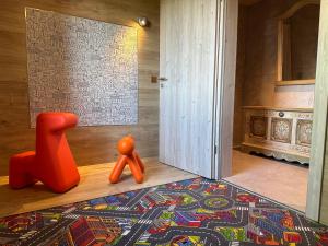 Kuchyň nebo kuchyňský kout v ubytování Hotel Fohlenhof