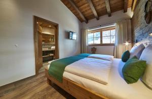 Posteľ alebo postele v izbe v ubytovaní Panorama Chalets