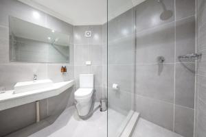 Koupelna v ubytování Cresta Botsalo Hotel