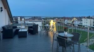 Balkon lub taras w obiekcie La Mer Pokoje i Apartamenty
