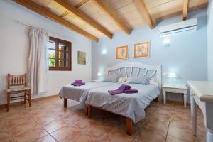 Postel nebo postele na pokoji v ubytování Casa Cati hermosa villa familiar cerca de la playa en Son Servera + 41 fotografií