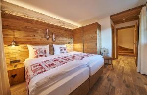 Posteľ alebo postele v izbe v ubytovaní Panorama Chalets