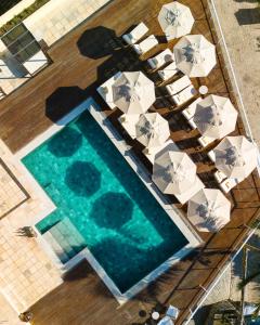 Bazén v ubytování Uni Boutique Hotel & Spa nebo v jeho okolí