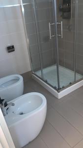 Koupelna v ubytování B&B Quattro Lune