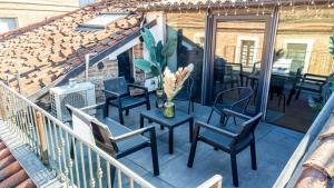Balkón alebo terasa v ubytovaní Piazza San Secondo-Dimora con terrazza- Wi-Fi e Ac