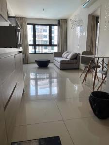 Χώρος καθιστικού στο Icity Homestay Isuite