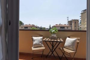 En balkon eller terrasse på Italian Experience-Novoli Suite Apartment