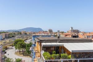 a view of a city from a building at Italian Experience- Conero BluLoft in Porto Recanati