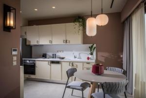 Cuisine ou kitchenette dans l'établissement Centro Vero Suites by Omilos Hotels