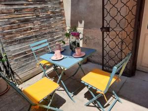 Posezení v ubytování Studio avec terrasse + 5 fotografií