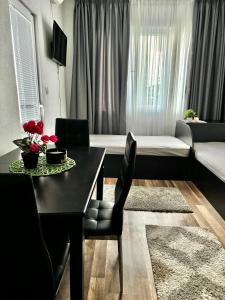 Ένα ή περισσότερα κρεβάτια σε δωμάτιο στο Apartment Alex