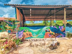 Zahrada ubytování CAMPING em Alto Paraíso de Goias + 22 fotografií