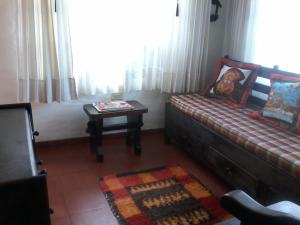 Säng eller sängar i ett rum på Granja el Milagro - Cabañas Campestres
