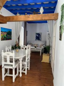 Posezení v ubytování Casa Amparo casco histórico