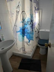 Koupelna v ubytování Casa Amparo casco histórico